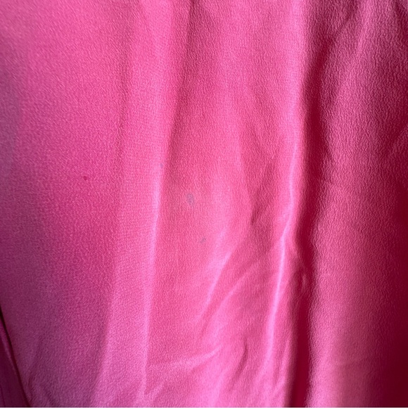 Equipment Femme Silk Blouse Rasberry Pink Long Sleeve Button Down Womens Small - Picture 8 of 10